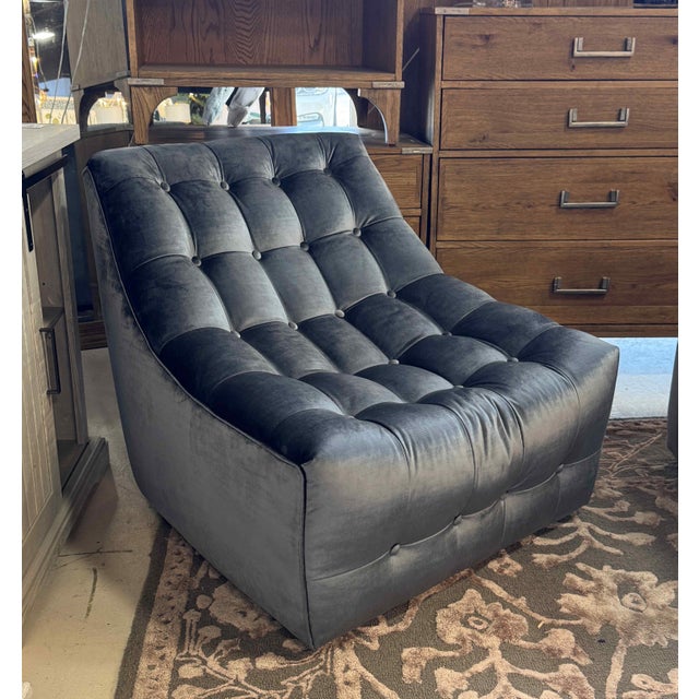 Thayer Coggin Thayer Coggin Scoup Chairs, a Pair For Sale - Image 4 of 13