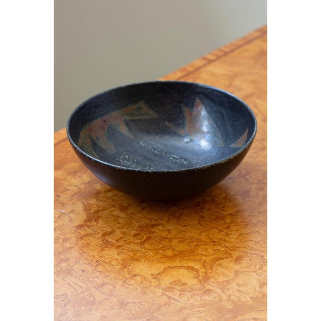 Stoneware Bowl from Carl-Harry Stålhane, Sweden, 1950s For Sale - Image 3 of 9