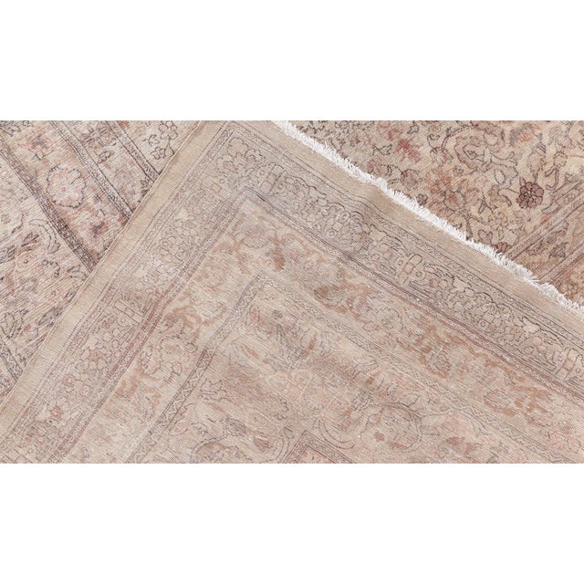 Textile Antique Turkish Hereke Rug For Sale - Image 7 of 9