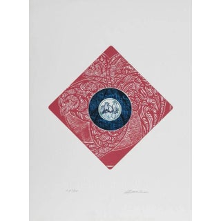 Martin Barooshian, "Blue Jays," Intaglio Etching For Sale