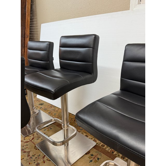 Zuri Furniture Lush Bar Stools, Set of Four For Sale - Image 10 of 12