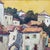 Mediterranean Large Vintage Original Oil Painting Spanish Village Mediterranean Scene For Sale - Image 3 of 11