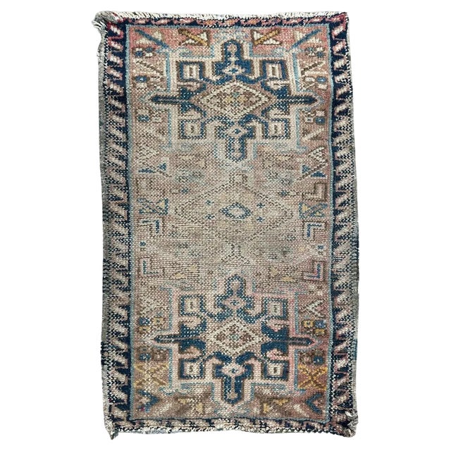 Small Antique Tribal Hamadan Rug, 1920s For Sale