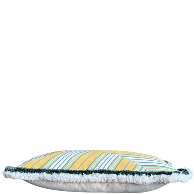 Contemporary Pierre Cushion by Sohil Design For Sale - Image 3 of 4