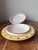 Late 20th Century Late 20th Century Firenze Made in Italy Terracotta Pottery Handpainted Covered Dish for Butter or Cheese Serveware, Lemon Motif For Sale - Image 5 of 7