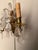 19th Century 19th Century French Bronze and Crystal Wall Sconces - Pair For Sale - Image 5 of 7