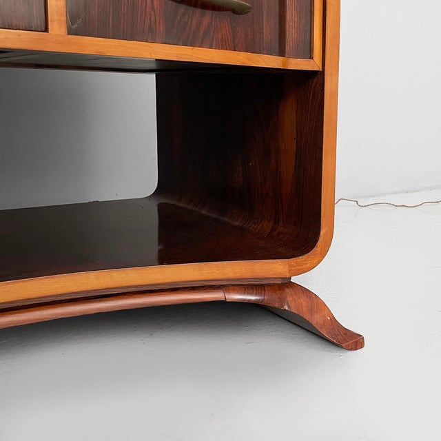 Italian Art Deco Inlaid Wood Bar Cabinet, 1930s For Sale - Image 16 of 18