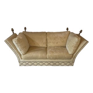 Spanish Style Sofa With Tassels and Finials Designed by John Cottrell For Sale