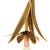 Bronze-toned steel arms branch outward in an oleander-inspired composition  organic, but not fussy about it. About 55...
