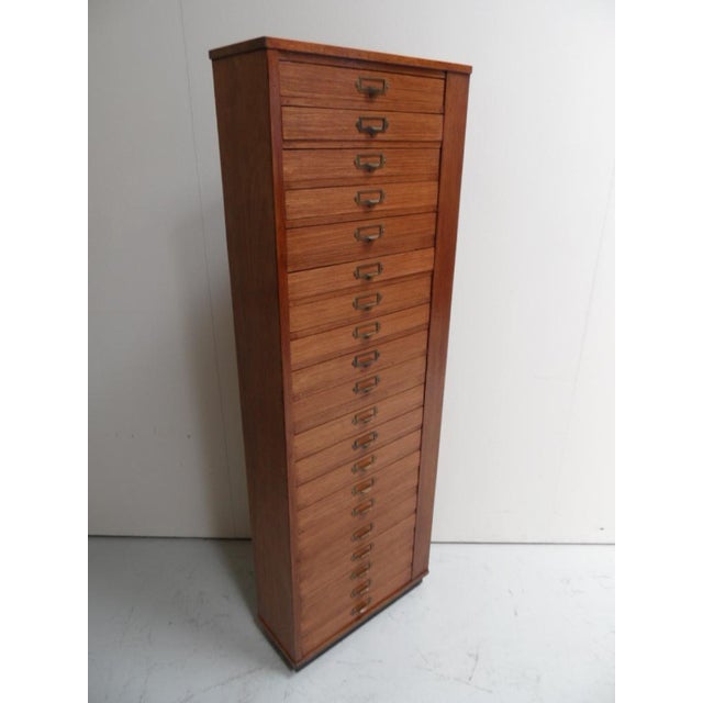 Vintage Watchmaker's Cabinet with Drawers, 1950s For Sale - Image 3 of 12