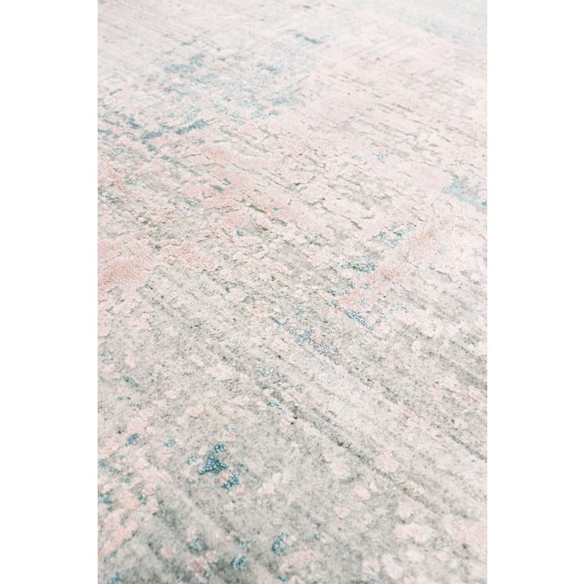 Pasargad Home Malibu Grey Area Rug- 8' 0'' X 10' 0'' For Sale - Image 4 of 6