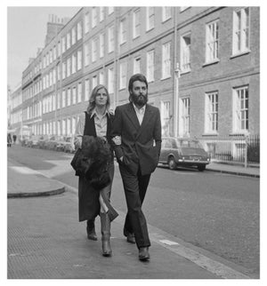 Paul and Linda McCartney' Unframed Archival Pigment Print