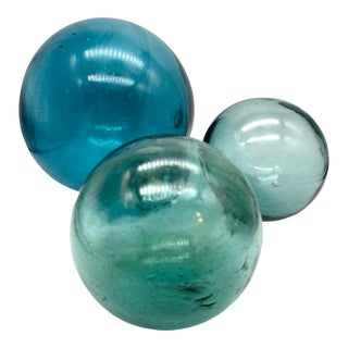 Japanese Handblown Glass Fishing Float Balls For Sale