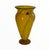 2000 - 2009 Rick Strini Signed 2004 Hand-Blown Art Glass Vase 11.25" Yellow, Amber & Green Botanical Design For Sale - Image 5 of 8