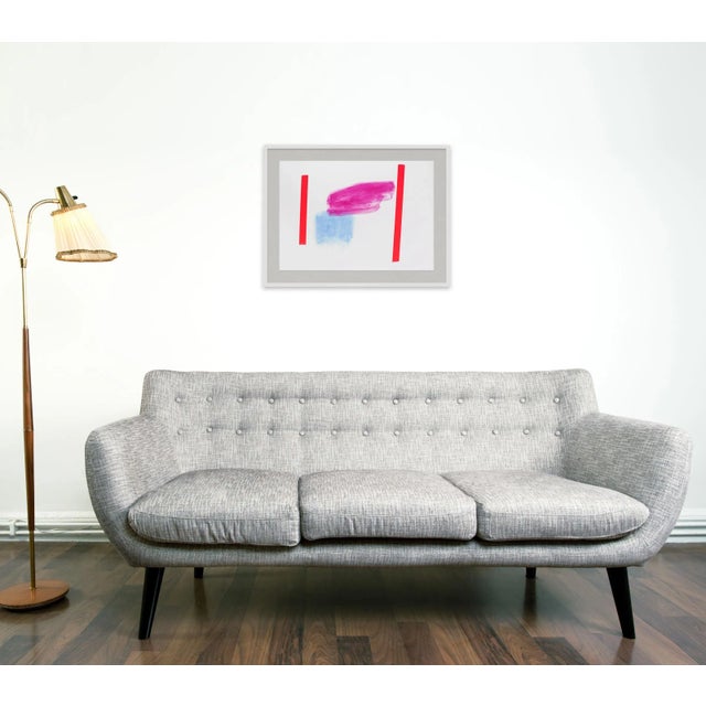 Abstract Claude Tétot "Untitled 6", Painting For Sale - Image 3 of 4