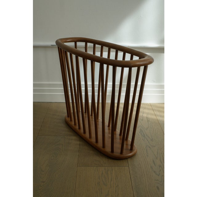 Mid-Century Modern Mid Century Modern Walnut Magazine Rack by Arthur Umanoff For Sale - Image 3 of 13