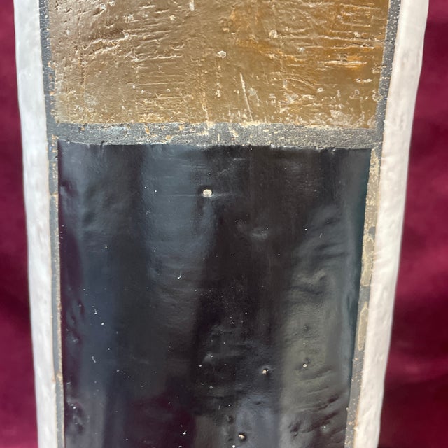 1950s Aldo Londi Vase for Bitossi Raymor Geometric Design Mondrian For Sale In Miami - Image 6 of 12