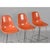 Plastic Charles Eames for Herman Miller Orange Fiberglass Counter Height Stools For Sale - Image 7 of 18