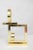 Vintage Margret Wasserman- Levy Geometric Brass Sculpture, 1970's For Sale - Image 4 of 9
