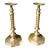 Late 20th Century Maitland-Smith Pair of Tall Brass Barley Twist Candlesticks For Sale