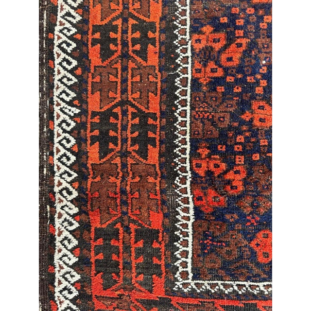 Antique Turkmen Baluch Rug, 1890s For Sale - Image 11 of 18