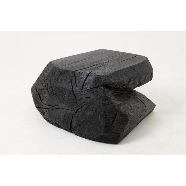 Sculptural Hardwood Stool by Logniture For Sale - Image 11 of 17