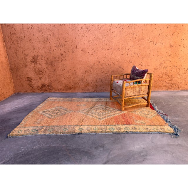 Handknotted Moroccan Rug - 5'8" X 9'4" Ft For Sale - Image 9 of 10