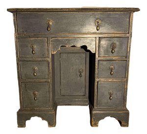 18th Century Painted Kneehole Desk