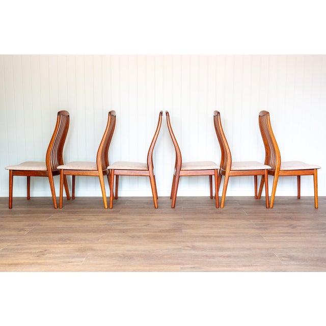 Vintage Danish Teak Dining Chairs by Preben Schou Andersen, 1970s, Set of 6 For Sale - Image 6 of 18