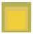 1968 Josef Albers "Homage to the Square" Serigraph "Departing in Yellow" For Sale