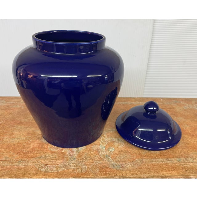 Design Plus Gallery presents a Ceramic Ginger Jar from Martino Interiors. The rounded body has broad shoulders that taper...
