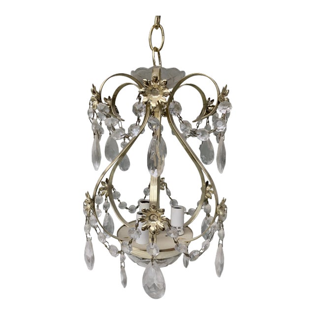 Vintage Late 20th Century Italian Chandelier For Sale