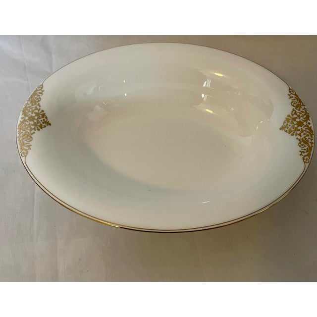 Wedgwood Bone China Vera Wang Empress Jewel Oval Serving Bowl For Sale In Palm Springs - Image 6 of 9