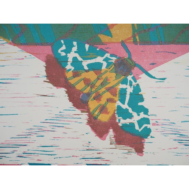 Jean Lodge, Growing Up, 1996, Original Woodcut For Sale - Image 4 of 8