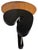 Wood Large Biomorphic Kidney Shaped Two-Tone Mahogany & Black Coffee / Cocktail Table For Sale - Image 7 of 18