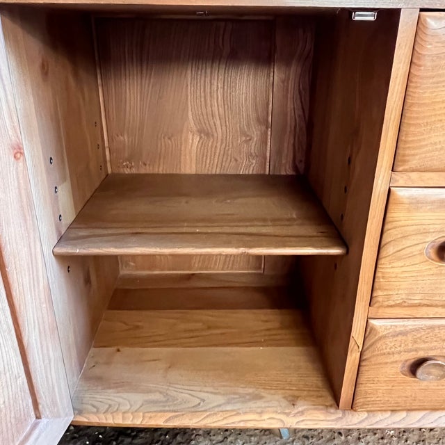 Tan Elm Sideboard from Ercol For Sale - Image 14 of 15