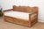 Wood 6' Long Mousharabi Reclaimed Teak Lounge Sofa For Sale - Image 7 of 11