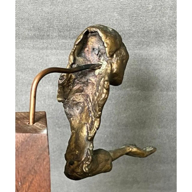 1980s Richard V. Greeves, Navajo Figure, 1980s, Bronze Sculpture For Sale - Image 5 of 6