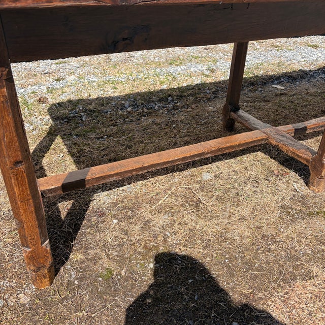 Antique French Very Large Farm Table Dining Table From Provence For Sale - Image 11 of 18