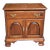 Ethan Allen Chippendale Style Solid Cherry Bedside Table Cabinet Nightstand For Sale