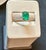 Modern 1.25 Ct Oval Cut Natural Emerald & 0.85 Ct Natural Diamond Halo Engagement Ring For Sale - Image 3 of 8