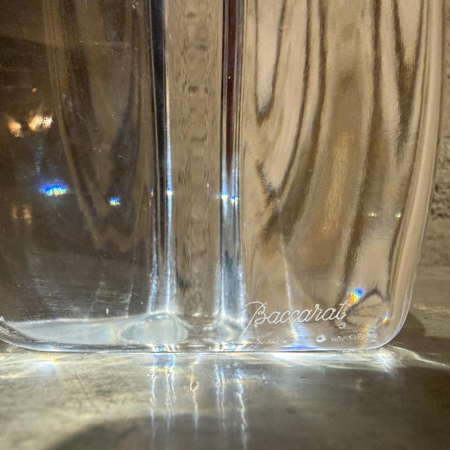 Mid-Century Modern Baccarat "Rose" Faceted Crystal Bud Vase For Sale In San Diego - Image 6 of 16