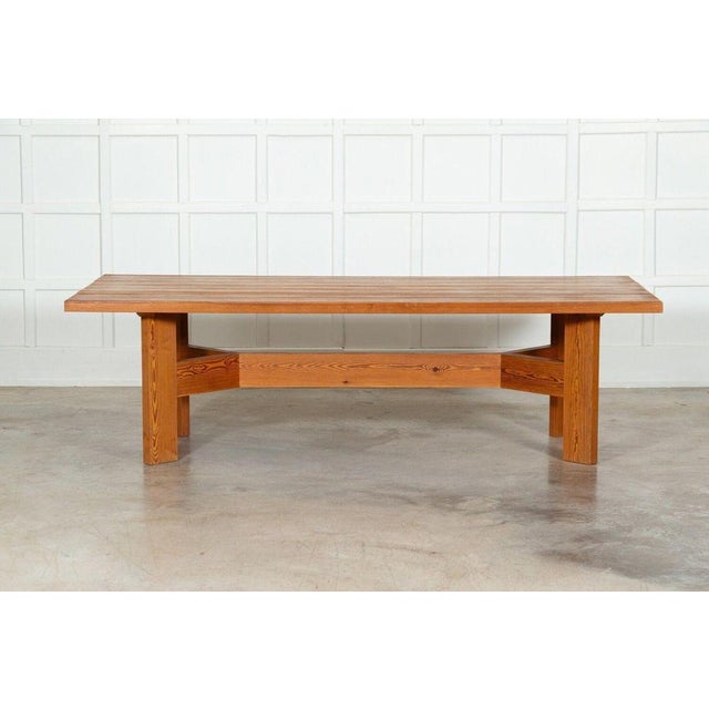 Large English Pine Refectory Table, Mid 20th Century For Sale - Image 10 of 15