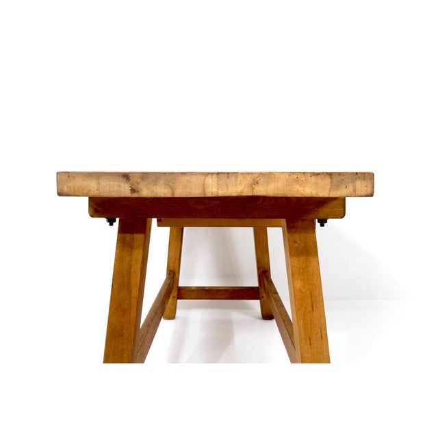Vintage Swiss Workbench in Beech, 1930s For Sale - Image 10 of 18