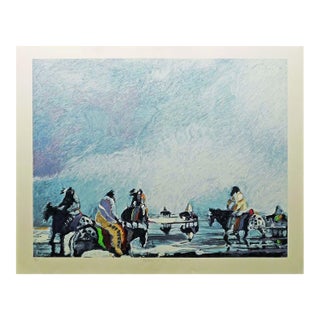 Earl Biss "Reflections on Still Waters" Serigraph on Paper Unframed Hand Signed For Sale