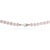 Metal Art Deco Style Faceted 112 Ct Pink Rose Quartz Beaded Opera Length Necklace, 26" For Sale - Image 7 of 14