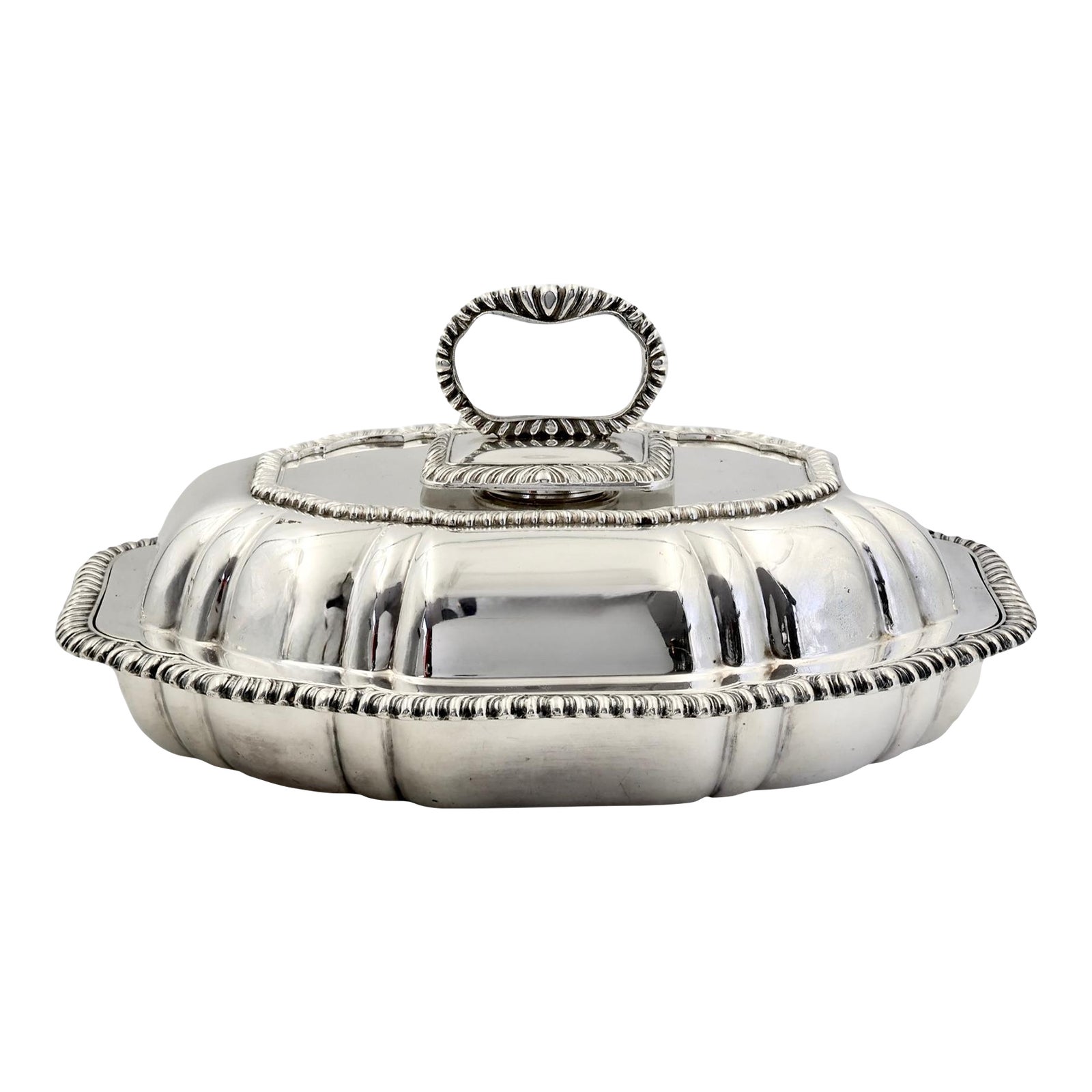 1920s English Walker & Hall Silverplate Vegetable Dish | Chairish