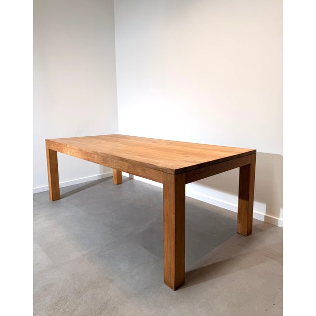 Large Vintage Teak Dining Table For Sale - Image 5 of 5