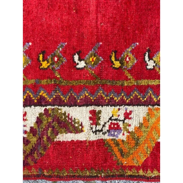 Antique Turkish Oushak Runner For Sale - Image 15 of 18