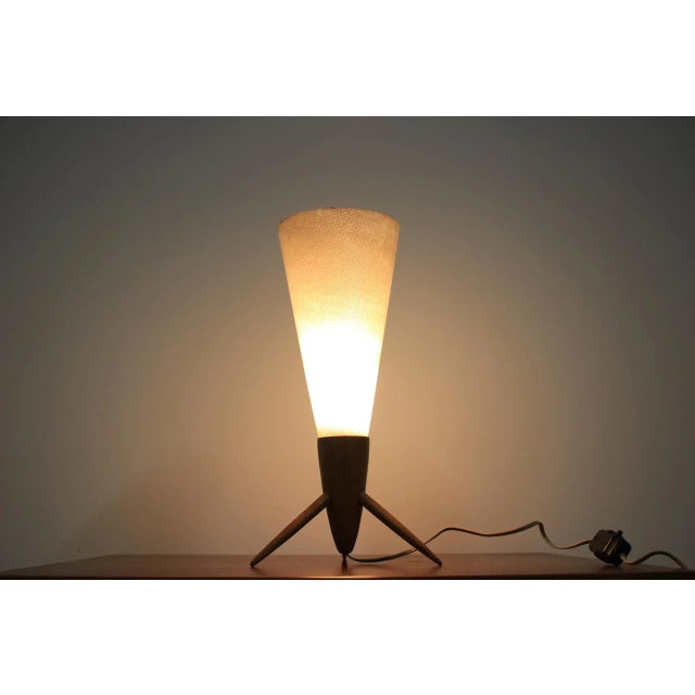 - Very rare type of lamp - Nice style of lighting This piece is attributed to the mentioned designer/maker. It has no...